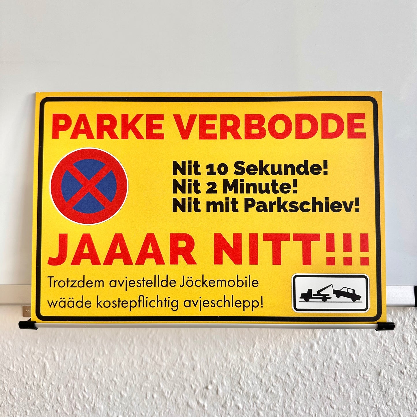 Parkverbot-Schild op Kölsch