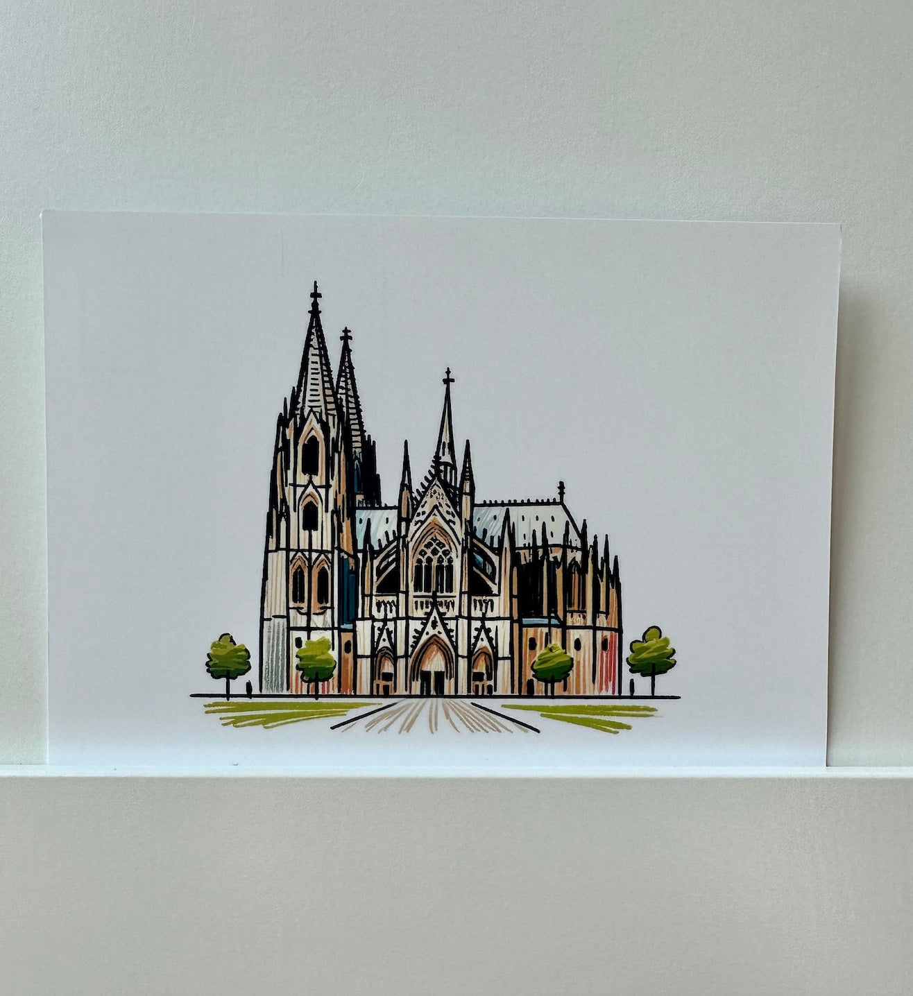 5 Kölner Dom-Postkarten (5 Stk.)