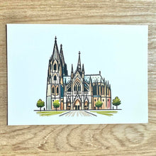 Lade das Bild in den Galerie-Viewer, 5 Kölner Dom-Postkarten (5 Stk.)
