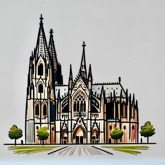 5 Kölner Dom-Postkarten (5 Stk.)