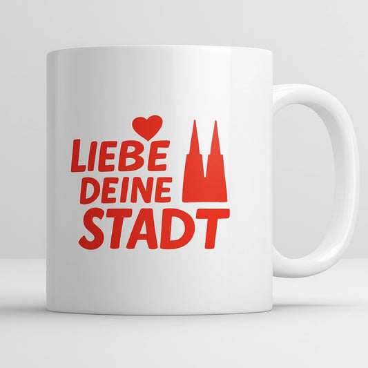 Keramiktasse „Kein Kaffee ohne Kölle"