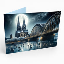 Lade das Bild in den Galerie-Viewer, Klappkarte „Kölner Wintermärchen“ (3er-Set)

