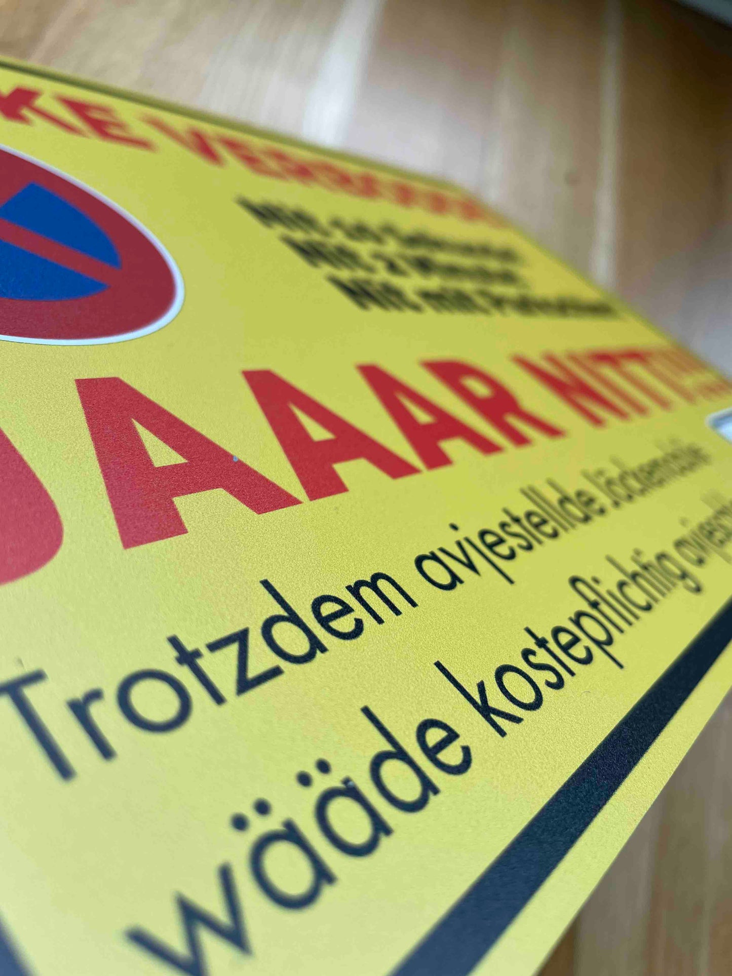 Parkverbot-Schild op Kölsch