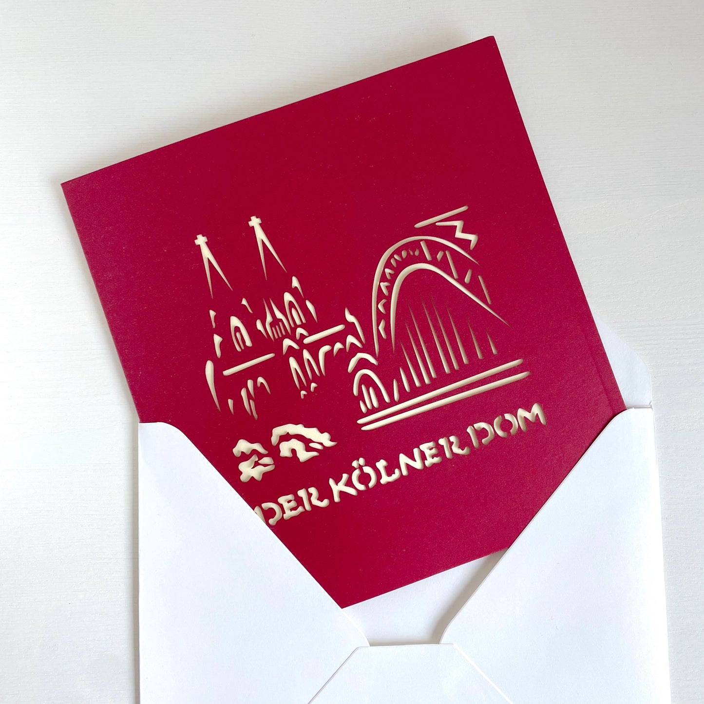 3D-Karte „Kölner Dom“ (5er-Pack)