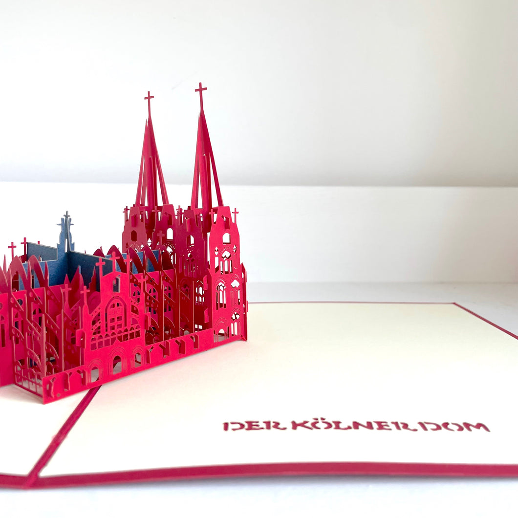3D-Karte „Kölner Dom“ (5er-Pack)