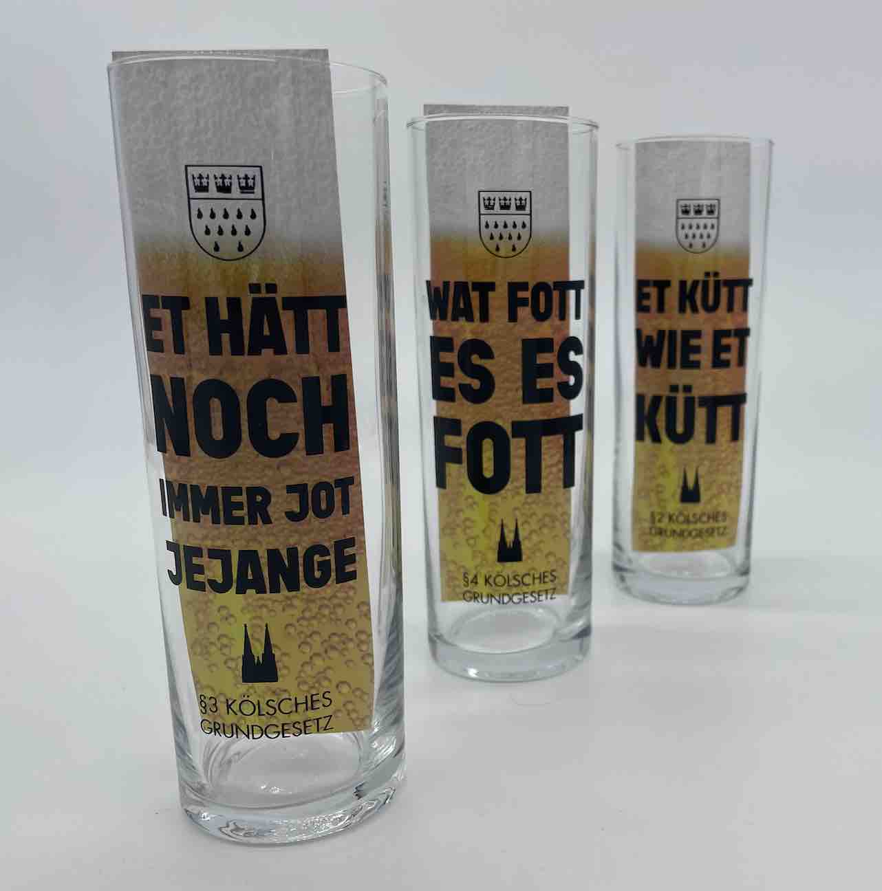 Kölsch Gläser „Grundgesetz“ (3er-Set)