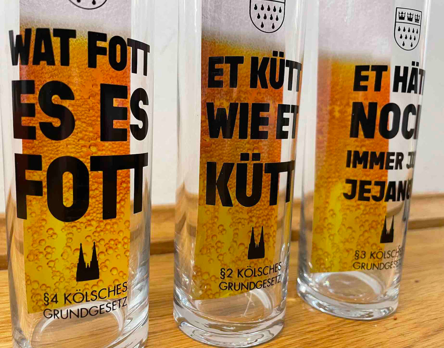 Kölsch Gläser „Grundgesetz“ (3er-Set)