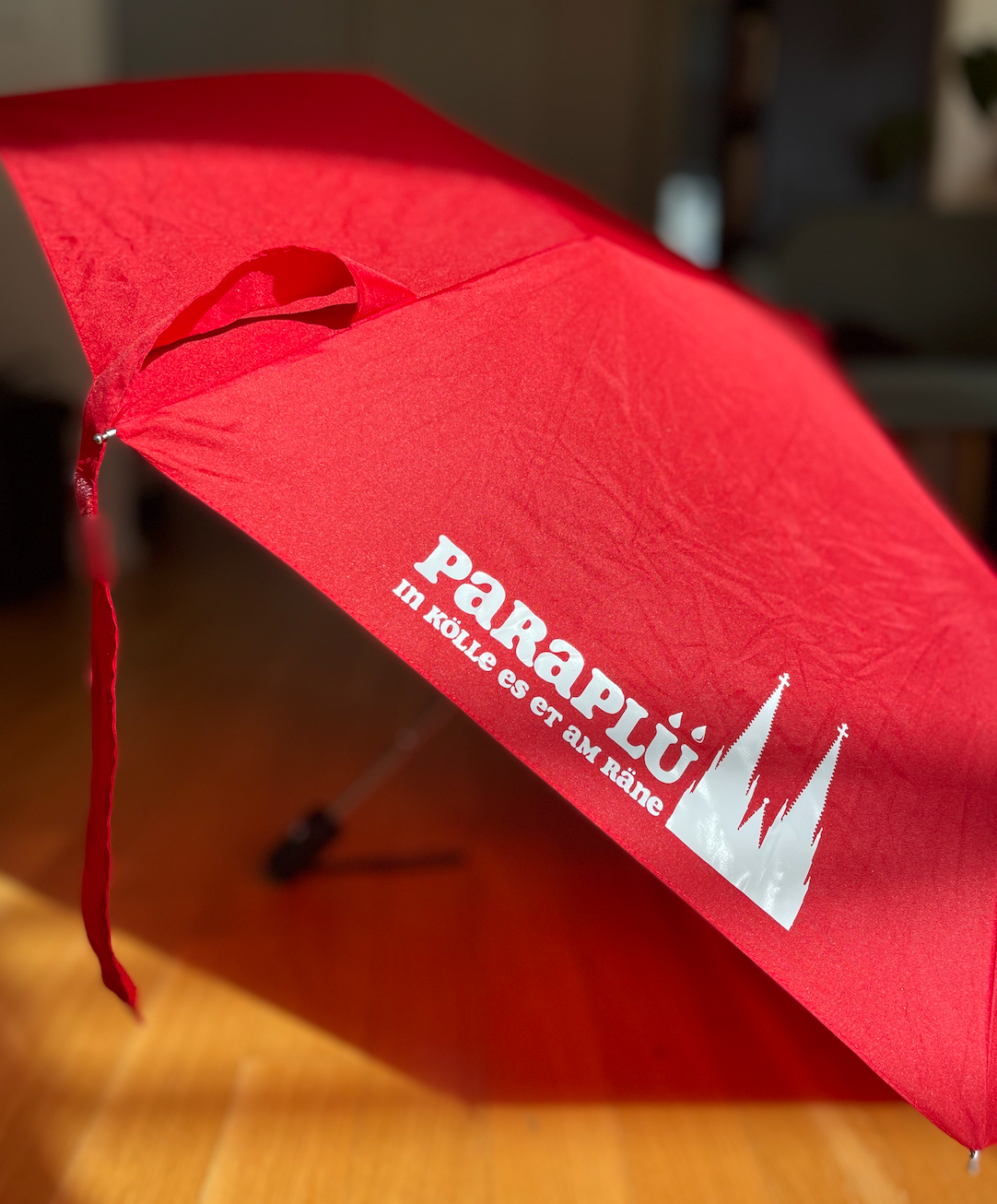 Qualitäts-Regenschirm „Paraplü“ rot